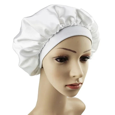 30cm diameter Satin Silk Bonnet, Night Sleep Cap for Curly Hair, Hair Protection Head Cover for Women