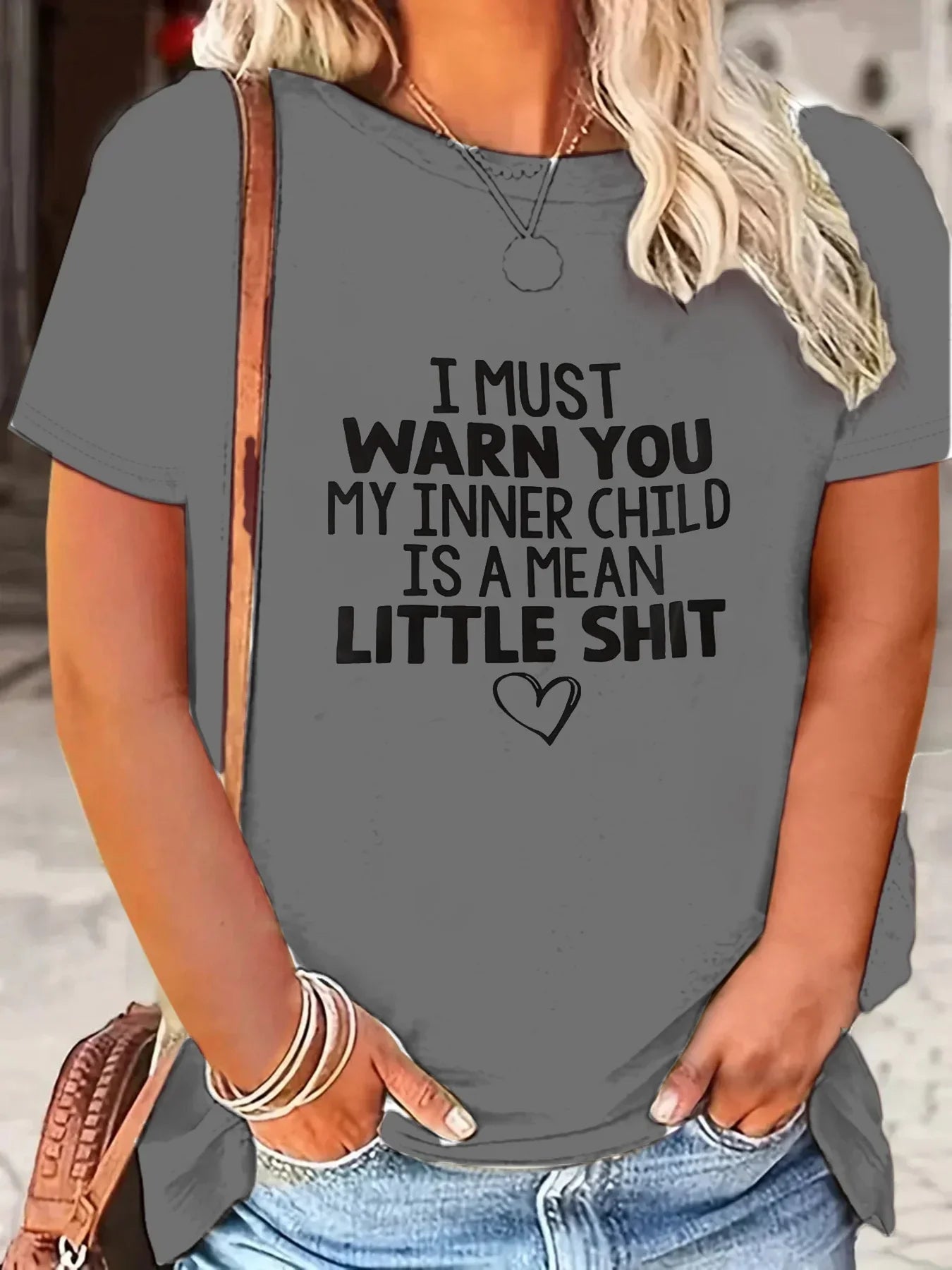 Plus Size New Women T-shirt Vintage Cartoon Graphic Print