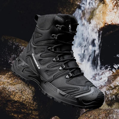 Men's Outdoor Hiking Tactical Boots Ankle Desert Boots Sports Climbing Shoes Military Work Waterproof Work Safety Hunting Shoes