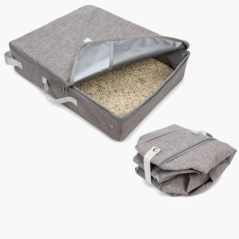 1PC Pet Litter Box, Extra Large, Splash Proof, Waterproof, Portable, Foldable, And Mobile For Outdoor Use