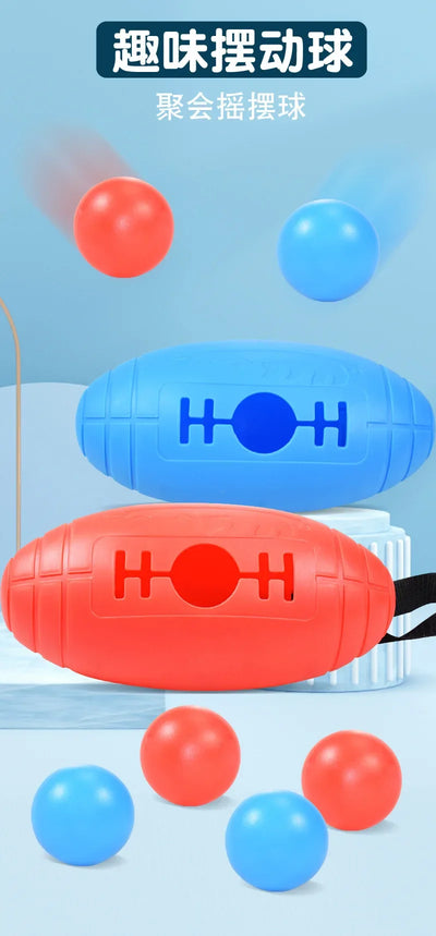 Children's Swinging Ball Toy Parent Child Interactive Competition Game for Boys and Girls Fun Hip Swinging Stress Relieving Toy