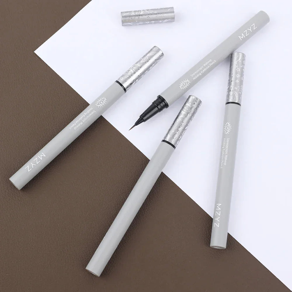 Ultra Fine Water Liquid Eyebrow Pencil Waterproof Long Lasting Eyeliner Lying Silkworm Pen Eyebrow Tattoo Pen Eye Makeup Tools