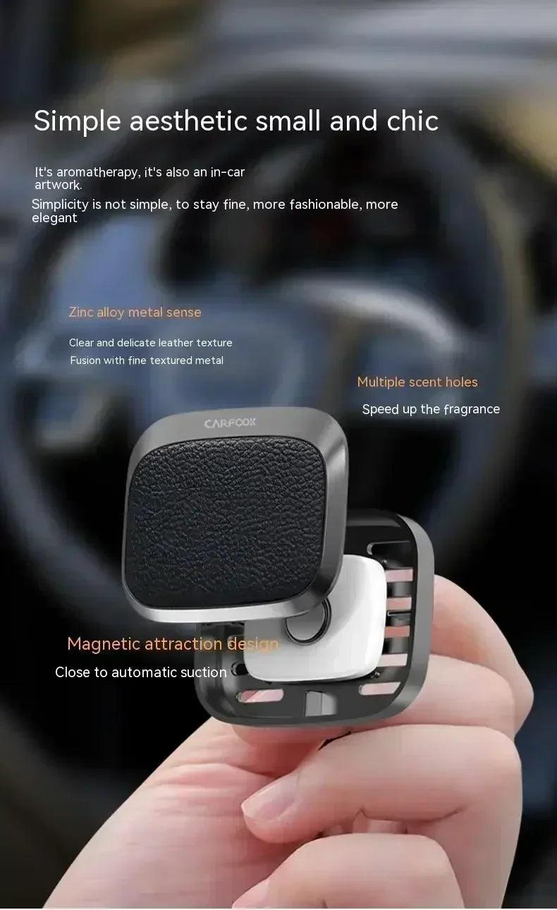 Luxury lambskin style car air freshener with aroma diffuser gel type perfume for aromatherapy conditioner