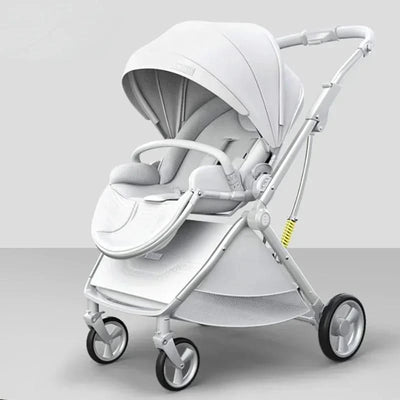 Portable Foldable Baby Stroller, High View Two-way Baby Stroller, Lightweight Travel Baby Stroller,  Adjustable Backrest