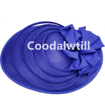 Women Church Wedding Big Fascinator Hat Fashion Large Flower Headpiece Fascinator Ladies Elegant Party Royal Ascot Millinery Cap