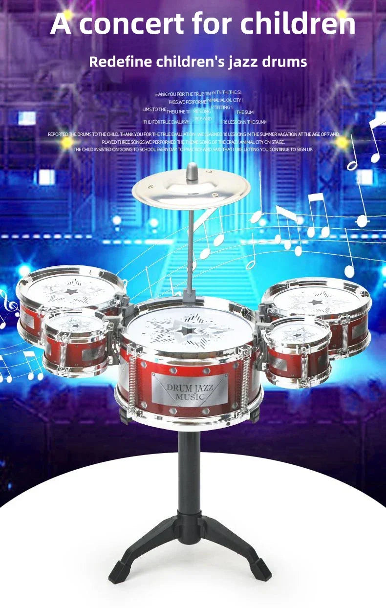 Drums, jazz drums, music enlightenment for children and babies, toys, imitation Musical Instruments, beginners practicing Musica