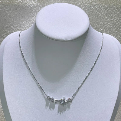 2025 New Trend Fine Jewelry Sets Charming White Geometric Crystal Fashion Pearl Necklace Ring Earrings Romantic Gift for Women