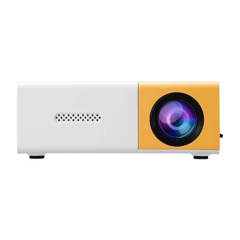 Portable Mini Projector with Full HD 1080P Support -Includes Remote Control, USB-Powered, Ideal for Smartphones, and USB Devices