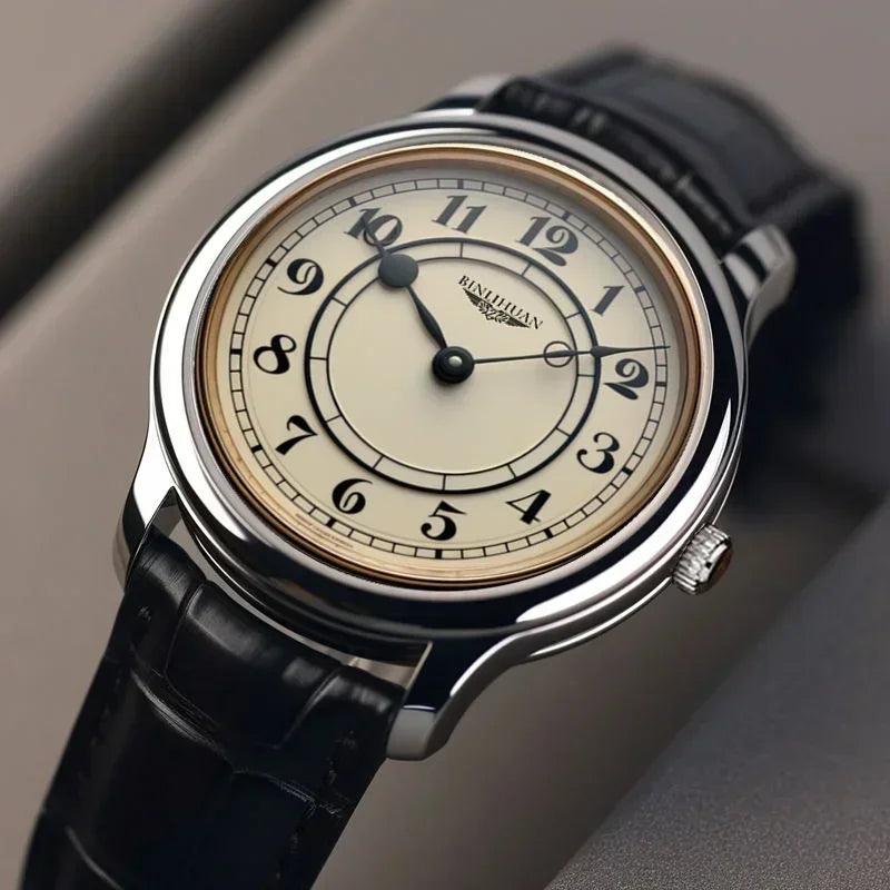 2025 new top brand man wristwatch luxury business waterproof men watch for quartz clock leather men’s watches reloj