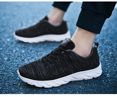 New Athletic Shoes for Men Shoes Sneakers Black Casual Men Mesh Sneakers Breathable Tennis Running Walking Gym Men Shoes