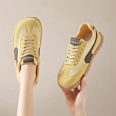 Women's Shoes Fashion Trend College Style Wide Toe Soft Comfortable Flat Casual Shoes Outdoor Casual Sports Shoes Women Sneaker