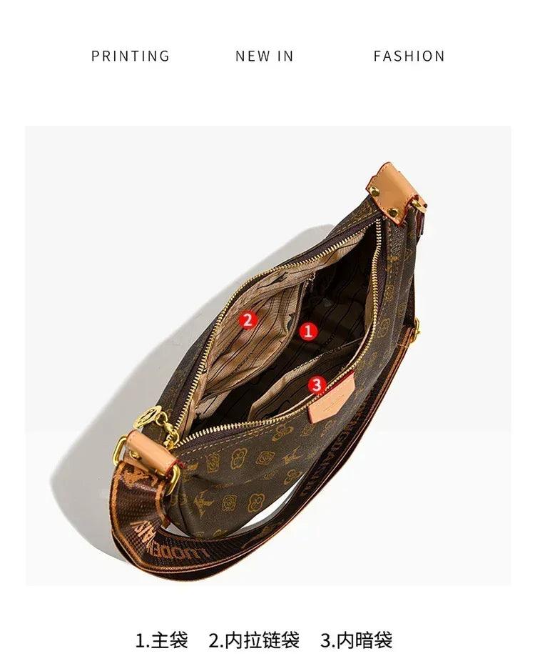 Luxury brand elegant handbags for women leather tote bags famous designer popular classic shoulder style