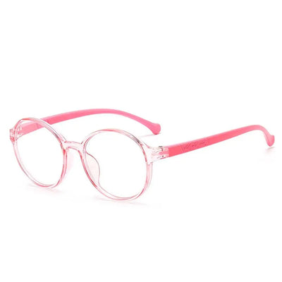 Blue Light Blocking Glasses for Kids Computer Glasses Silicone Frame Clear Lens Girl Boy Video Gaming Children Safety Eyewear