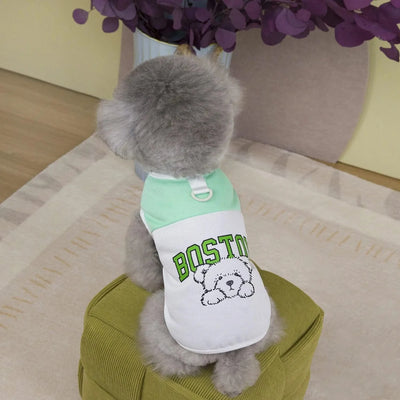 Summer Cool Dog Clothes New Dogs Pet Vest For Puppy Breathable Vest T-shirt Costume Bulldog Dog T-shirt Outdoor Pets Clothing