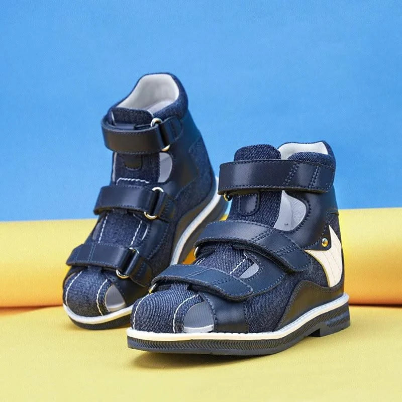 Orthopaedic Sandals for Kids and Toddlers | Children's Corrective Shoes for Flat Feet, Tiptoe Walking, High-Top Ankle Support