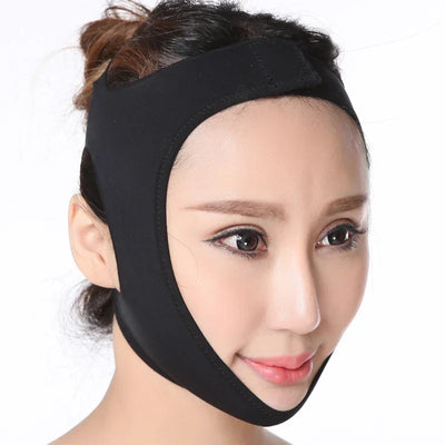 Elastic Face Slimming Bandage V Line Face Shaper Women Chin Cheek Lift Up Belt Facial Massager Strap Face Beauty Skin Care Tools