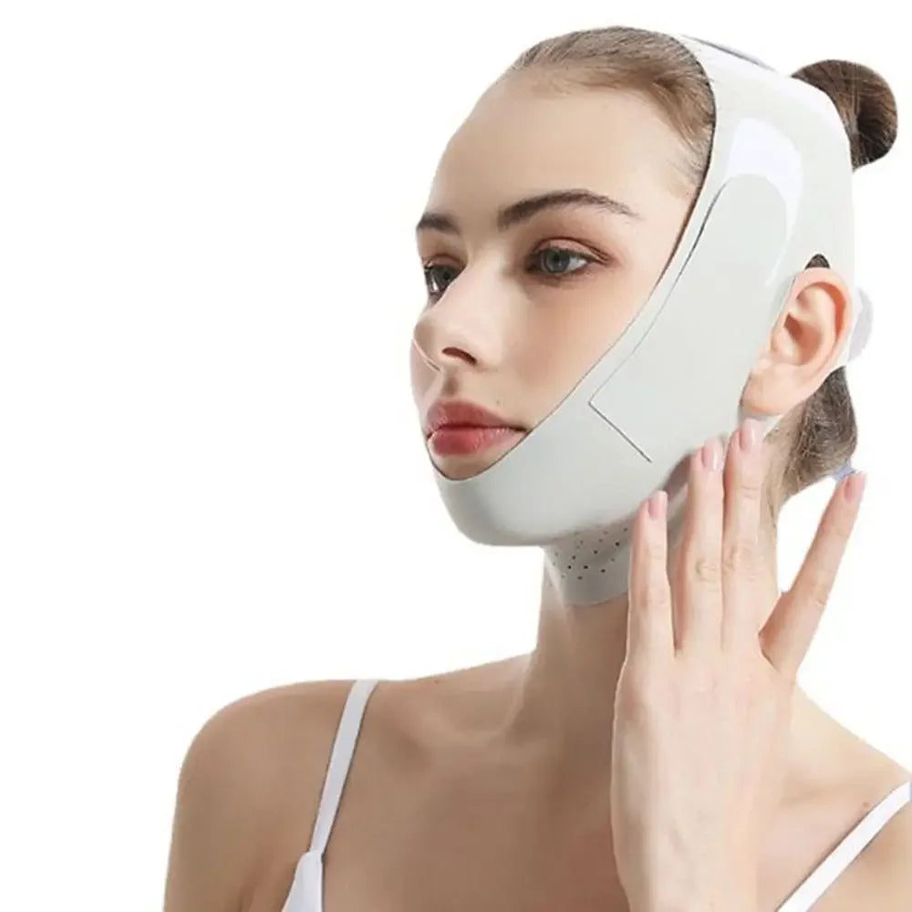 Anti Wrinkle Face Slimming Bandage Breathable Elastic V Line Face Shaper Facial Massage Graphene Face Lift Up Strap