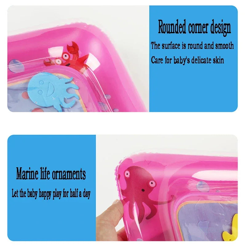 Water Mat for Babies Inflatable Activity Center, Baby Water Mat for 3 6 9 12 Months Infants Baby Toys for Toddlers, Promote Bab