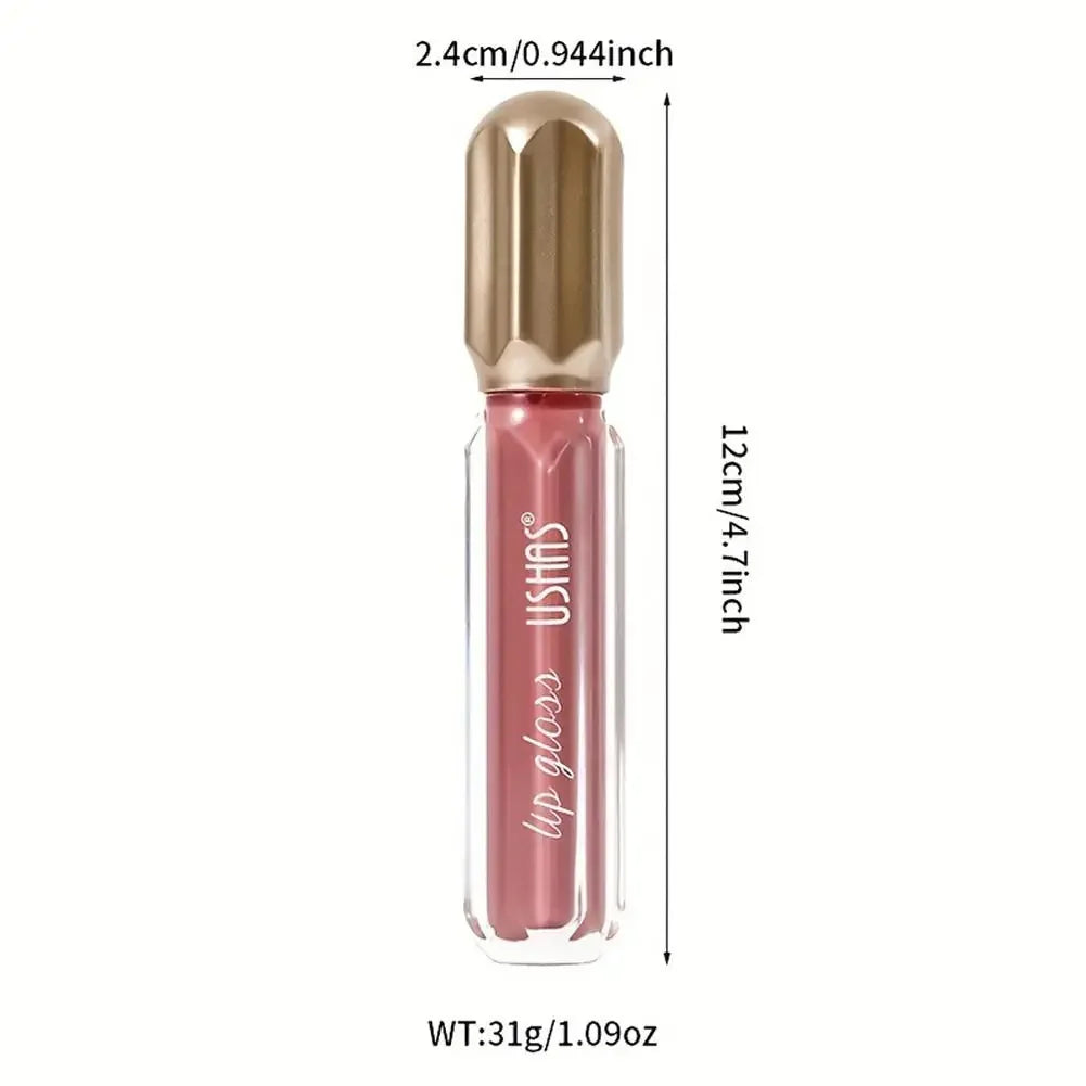 Mirror Pearl Lip Gloss Waterproof Long Lasting Moisturizing Lipstick Shine Glitter Lip Gloss Women Makeup Cosmetic