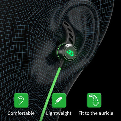 TYPE-C Wired Headphones Gaming Headset Bass Stereo Gamer Earphones Noise Cancelling Earbuds With Mic In-ear Handfree