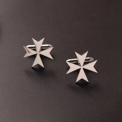 1Pair Stainless Steel Cufflinks Men Cuff ButtonLion Eagle Cross Sikh Symbol For Wedding Shirt Badge Pin Business Shirt Cuffli - Elanique