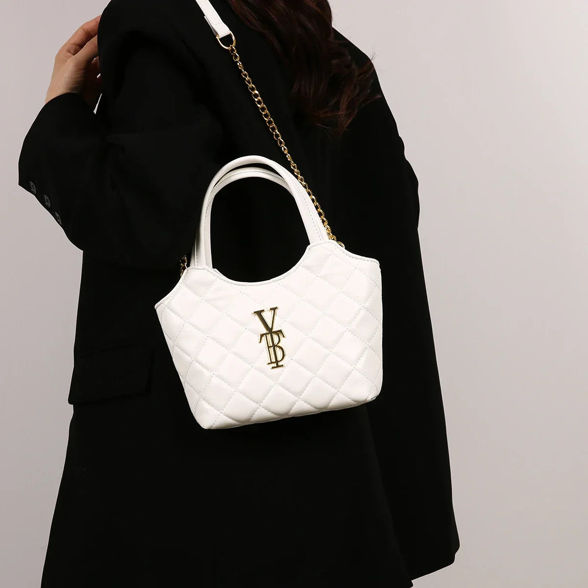 Elegant Handbag For Women Leather Material Popular Classic Shoulder Strap By Famous Designer Luxury Brand Durable