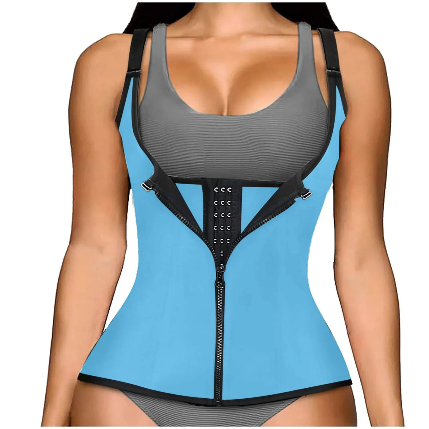 Shapewear Reducing And Shaping Girdles For Women Waist Trainer Sleeveless Bodysuit Basic Thong Slim Fit Sweatwicking Shapewear