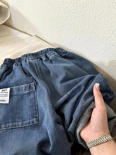 2025 Spring Summer Children's Clothes Girls Jeans Cotton Loose Baby Boys Harem Pants 1-7Year Toddler Kids Casual Denim Trousers