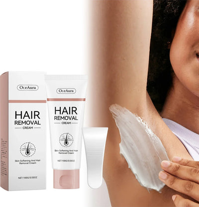 Painless Hair Removal Cream for Women Men Inhibition Hair Growth Moisturizer Body Back Legs Underarm Depilatory Cream with Brush