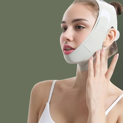 Portable Adjustable Face Tightening Bandage Face Lifting Belt Breathable V Shaped Slimming Bandage Resuable Facial Lifting Strap