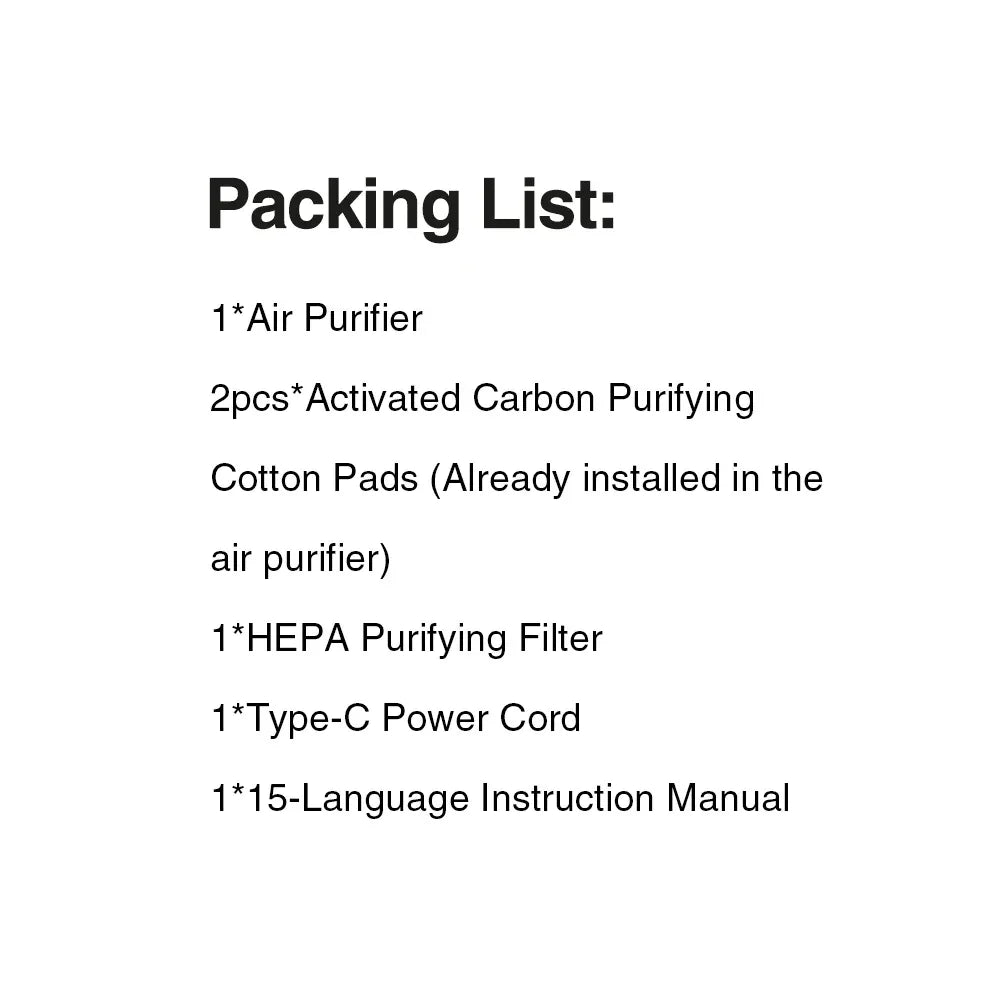 Household Air Purifier Portable Air Cleaner Mini Desktop Air Purifier With HEPA Filter Air Freshener Air Cleaner For Home Office