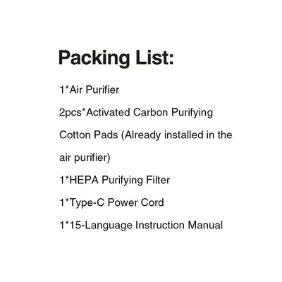 Household Air Purifier Portable Air Cleaner Mini Desktop Air Purifier With HEPA Filter Air Freshener Air Cleaner For Home Office