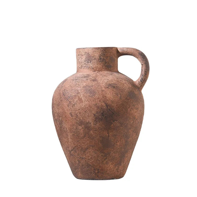 Ceramic Vases Retro Style Homestay Decorations Antique Hotel Art Flower Arrangements Home Decor Items