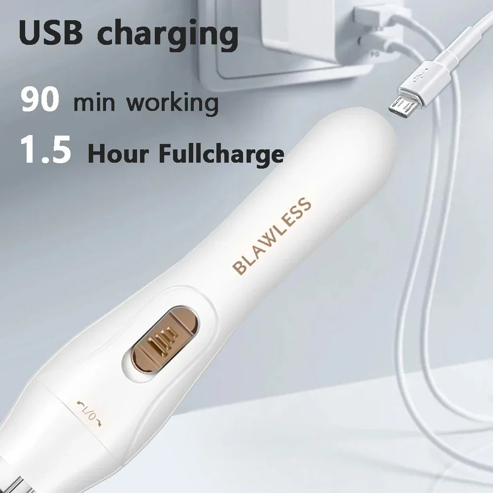 Electric Shaver for Women Female Razor Bikini Trimmer Facial Shavers for Ladies Body Underarms Legs Portable Painless Epilator