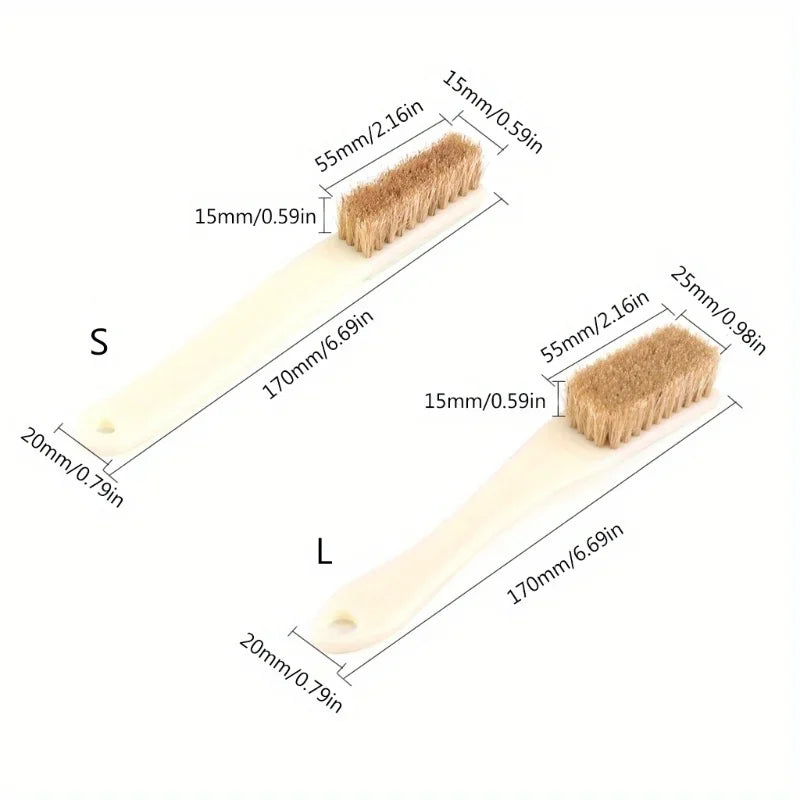 2pcs High-Index Plastic Rock Climbing Brush, Chalk Cleaning Tool for Indoor & Outdoor Holds, Easy Use for Climbing & Bouldering