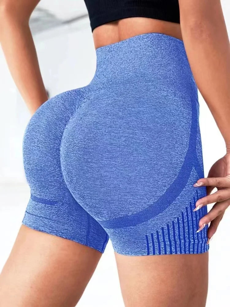 Women Yoga Shorts Women High Waist Workout Shorts Lift Butt Fitness Pants Sportswear Fitness Yoga Push Up Yoga Gym Running Short