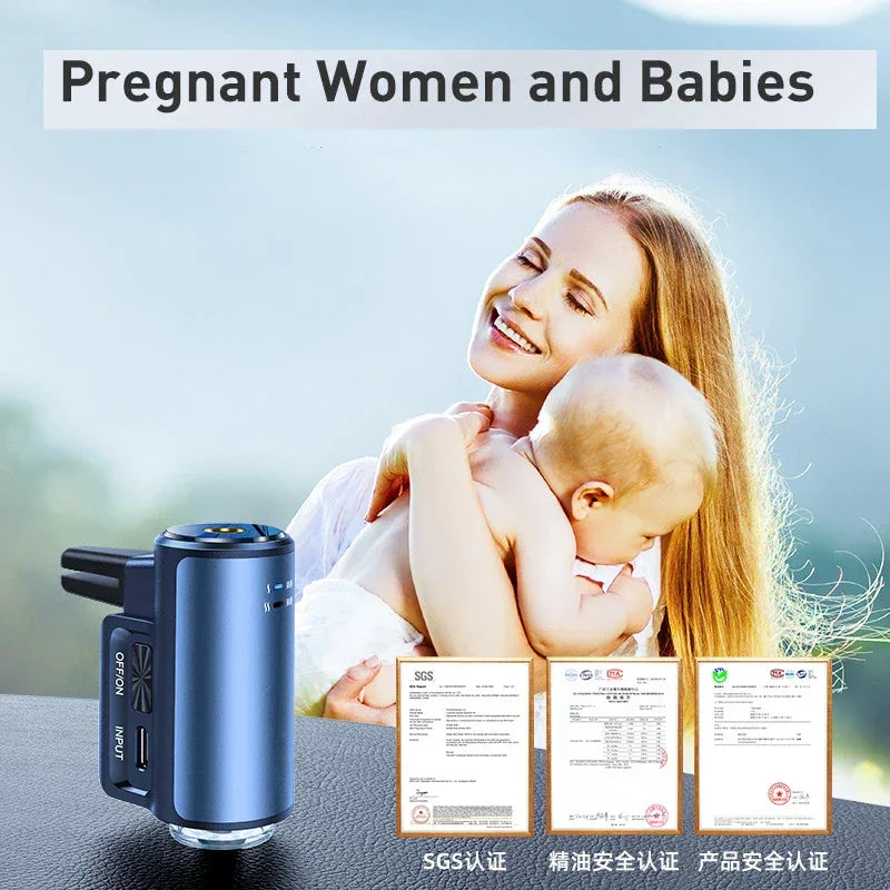 Electric Car Air Diffuser Essential Oil Aroma Car Air Vent Humidifier Aromatherapy Auto Air Freshener Perfume Fragrance