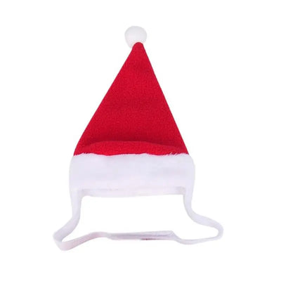 Christmas Cat Cloak Scarf Dog Pet Cosplay Costume Xmas Kitten Plush Santa Hat Funny Birthday Party Mantle Dress Up Apparel