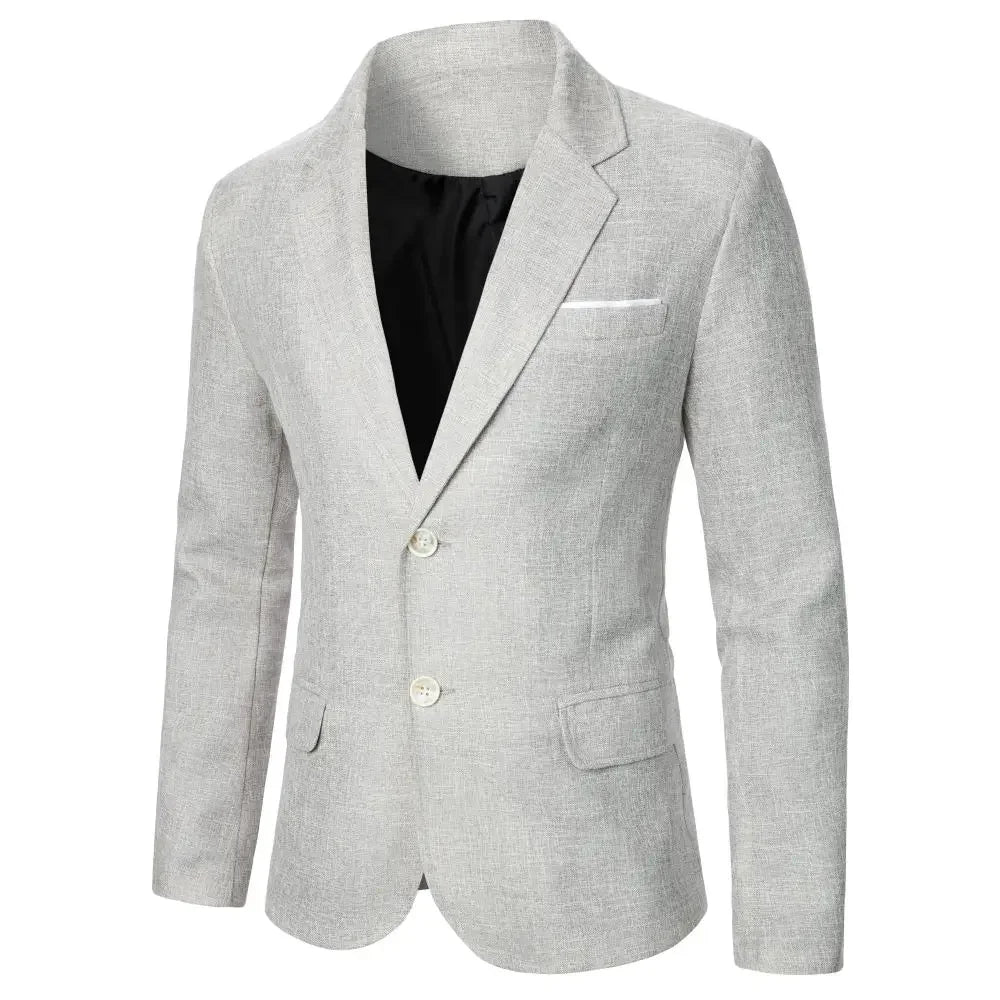 Men's Suit Comfortable Luxury Texture Fabric Men's Spring/Summer Coat Wedding Best Man  Stage Performance Men's Suit Jacket