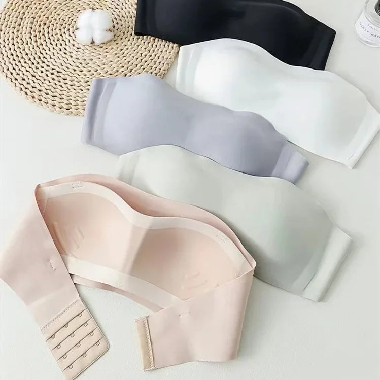 Women Sexy Strapless Bra Push Up