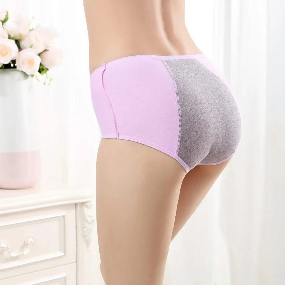 Cotton Female Physiological Pants Leak Proof Menstrual Women Underwear Period Panties Health Seamless Briefs Warm Stretch Panti