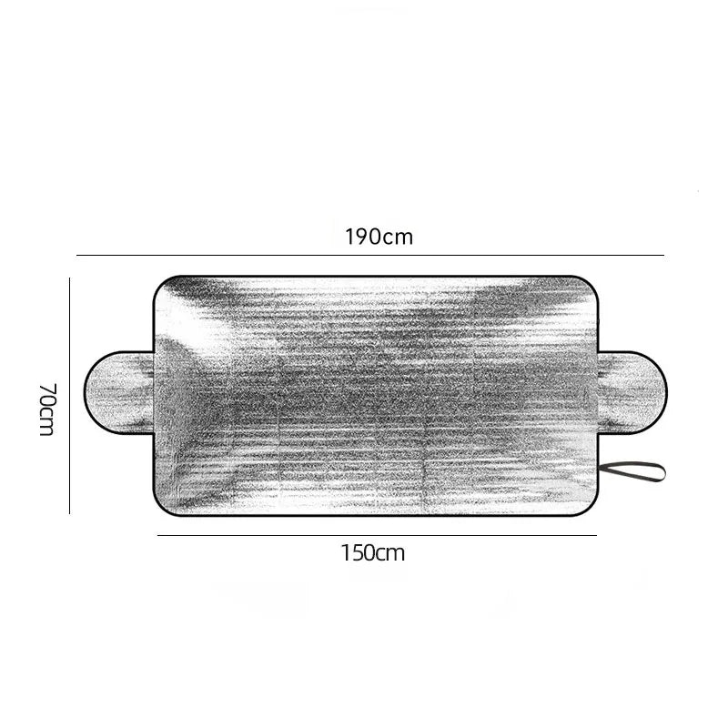 Universal Car Windshield Snow Cover - Frost Ice Rain & Sun Protector for Most Cars & SUVs, 1PC Auto Windscreen Shield