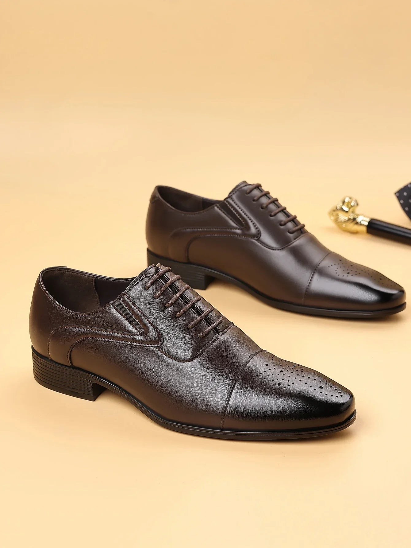 Men's Oxford Formal Dress Shoes Business Comfortable Classic Lace Up Shoes for Weddings, Church, Office, Prom