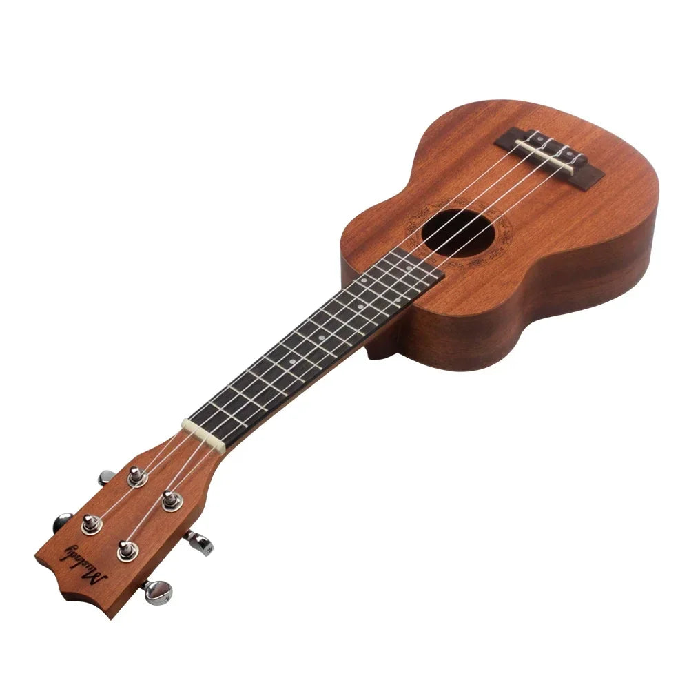 Muslady 21 Inch Ukulele High Quality Solid Wood Smooth Plucked Music Instrument Ukulele Student Teaching Performance Ukulele