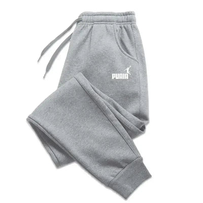 Men's Clothing Trousers Autumn And Winter Men Casual Pants Fashion Soft Sweatpants Jogging Sports Pants 4Colors Brand Logo Print