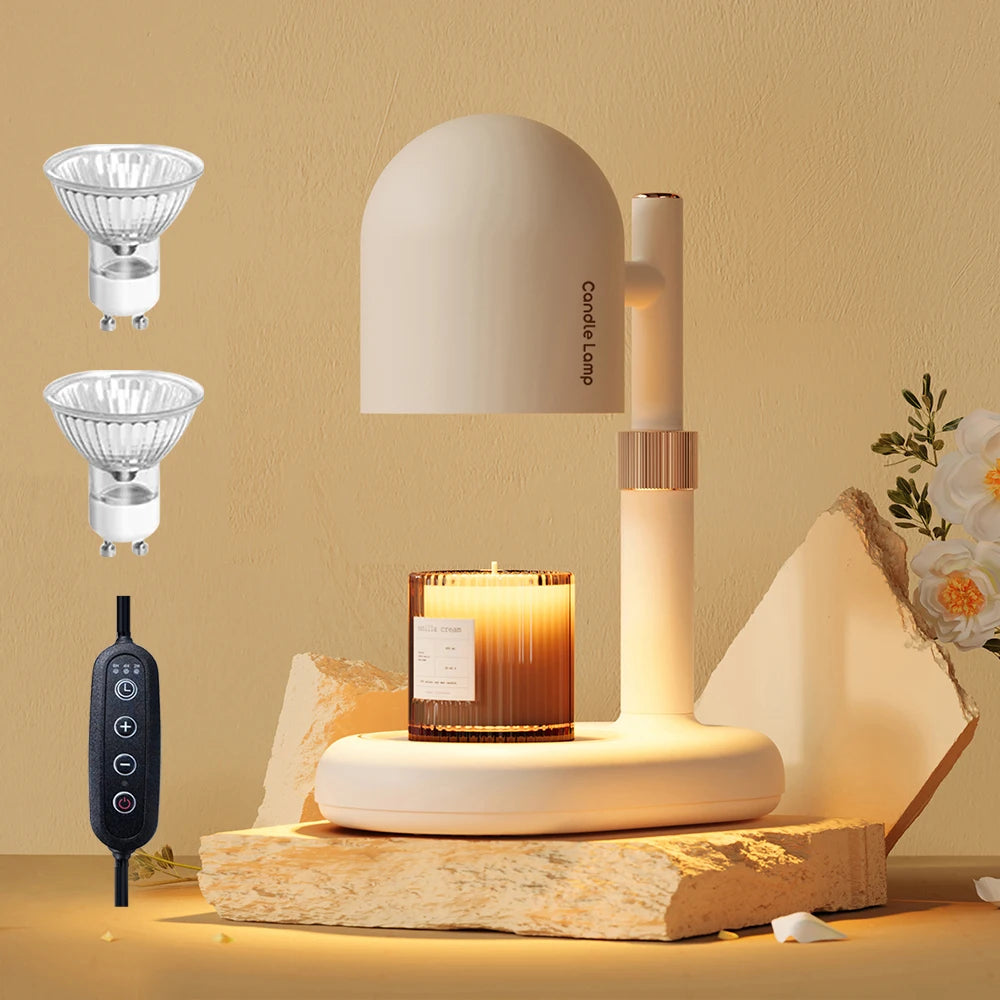 Candle Warmer Dimmable Light Control Warmer melting Candle Lamp Wax For Bedroom Halogen Bulb For Scented Aroma Candle EU/US Plug