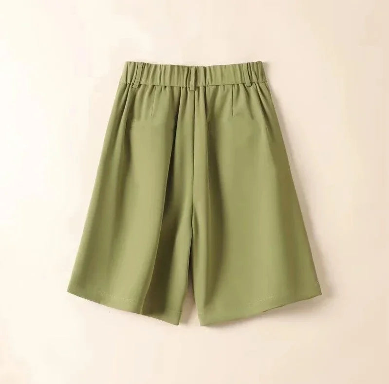 Short Pants Woman Wide Chiffon Shorts for Women Summer Women's Korean Style Designer Kpop Jorts Cheap Streetwear Flowy Comfy Hot