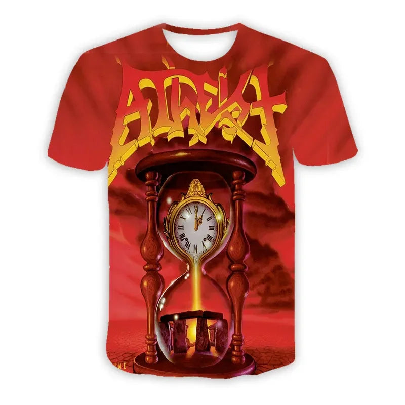 Atheist  Band 3D Printed Casual Fashion T-shirts For Women Men