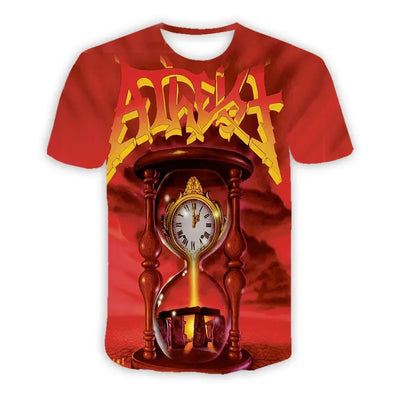 Atheist  Band 3D Printed Casual Fashion T-shirts For Women Men