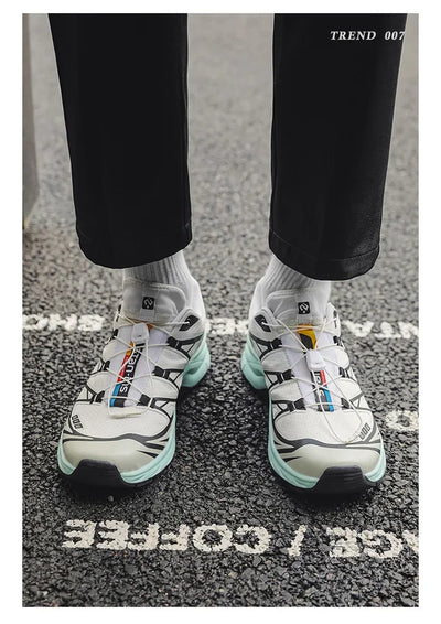 Athletic Shoes For Men Outdoor Hiking Boots New Product Fashion Men Casual Shoes Light Running Sneakers Breathable Elastic Band